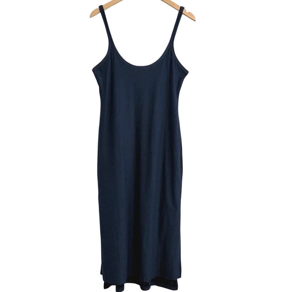 Beyond Yoga Darkest Night Featherweight Midi Dress Women’s Size Medium